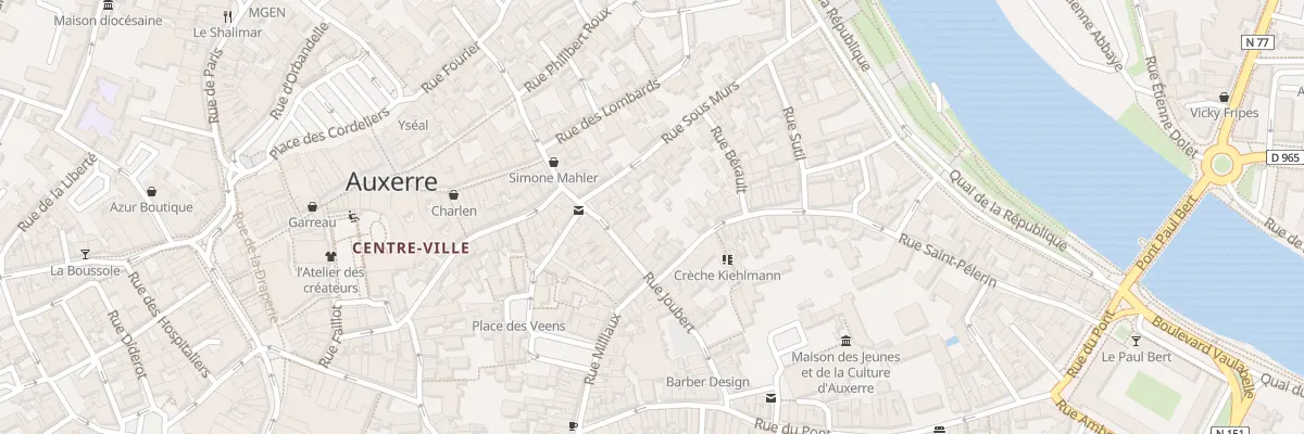 Plan du 27 Rue Joubert à Auxerre