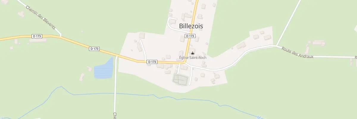 Plan du 2 Rue de la Mairie à Billezois