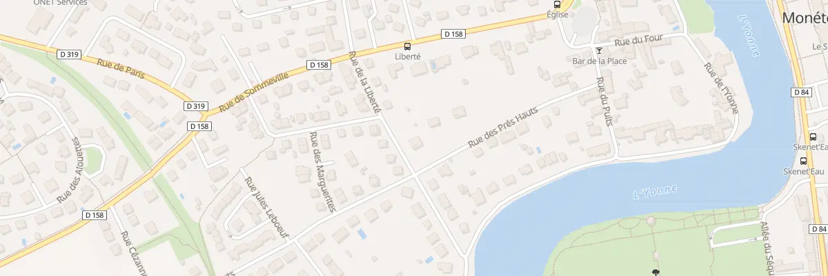 Plan du 8 Rue des Prés Hauts à Monéteau