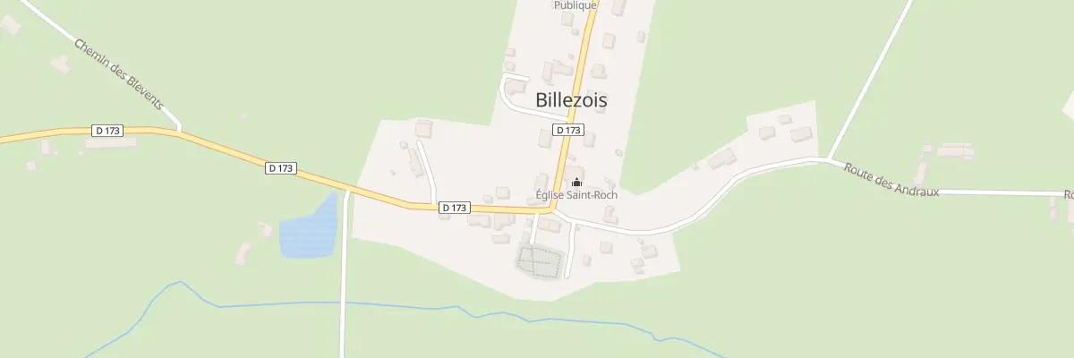 Plan du 1 Rue du Ponsut à Billezois