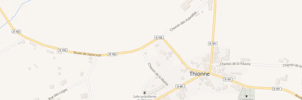Plan du 5191 Le Bourg à Thionne