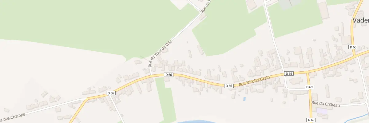 Plan du 36 Rue Nicolas Grain à Vadencourt