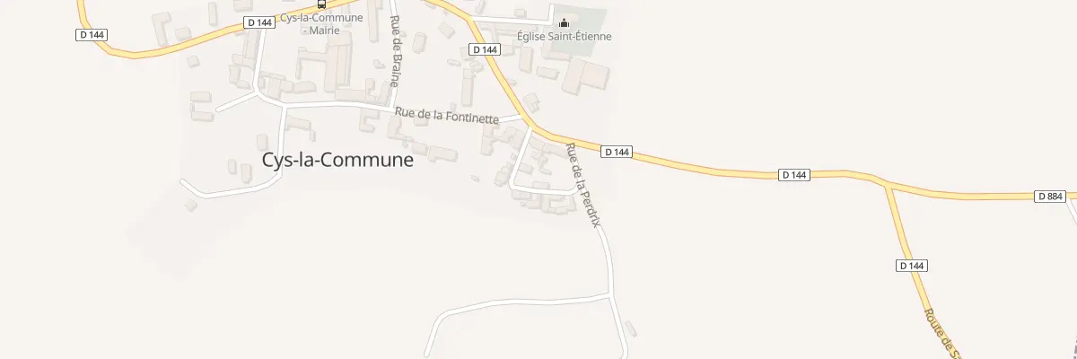 Plan du 3 Rue Saint Ouen à Cys-la-Commune