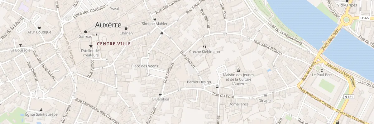 Plan du 52 Rue Joubert à Auxerre