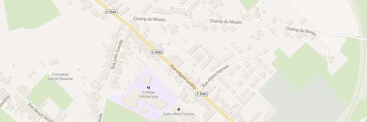 Plan du 658 Rue Edgard Loubry à Fresnes-sur-Escaut