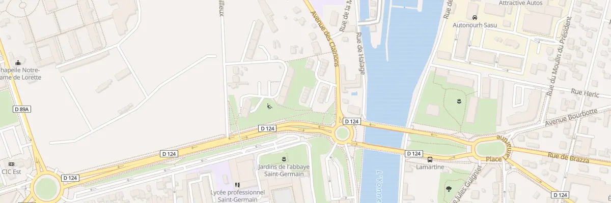 Plan du 11 Rue de la Chaînette à Auxerre