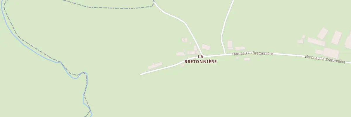Plan du 12 Ham la Bretonnière à Bazolles