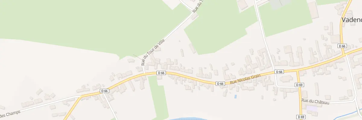 Plan du 34 Rue Nicolas Grain à Vadencourt