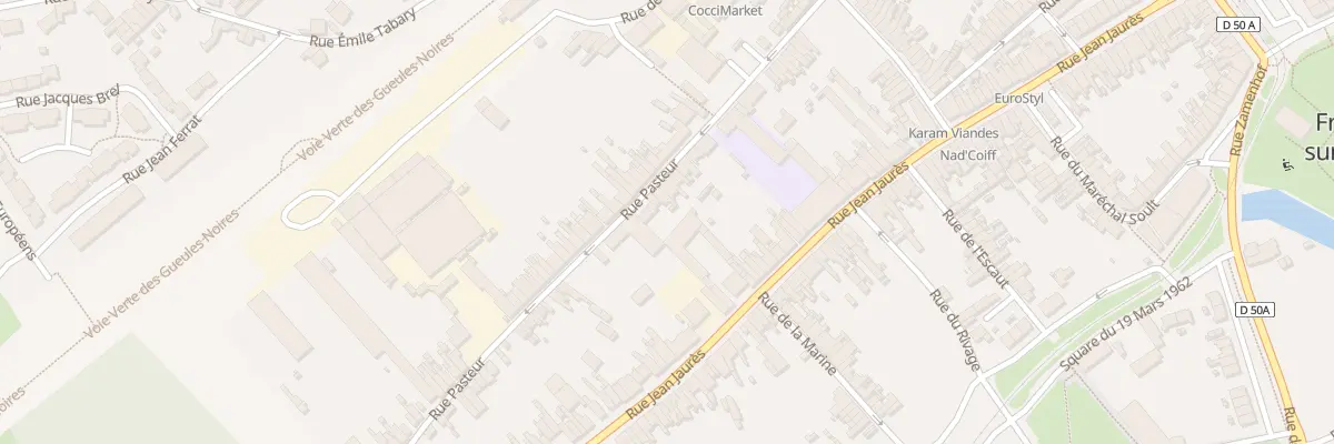 Plan du 33 Rue Pasteur à Fresnes-sur-Escaut