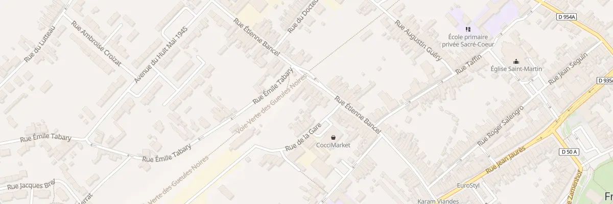 Plan du 59 Rue Etienne Bancel à Fresnes-sur-Escaut