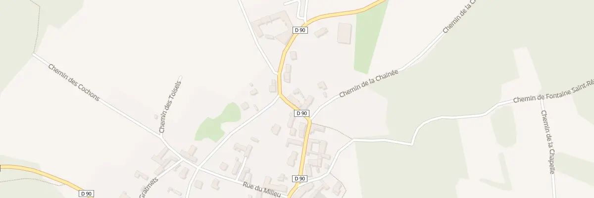 Plan du 26 Rue de la Chaussée Romaine à Monampteuil