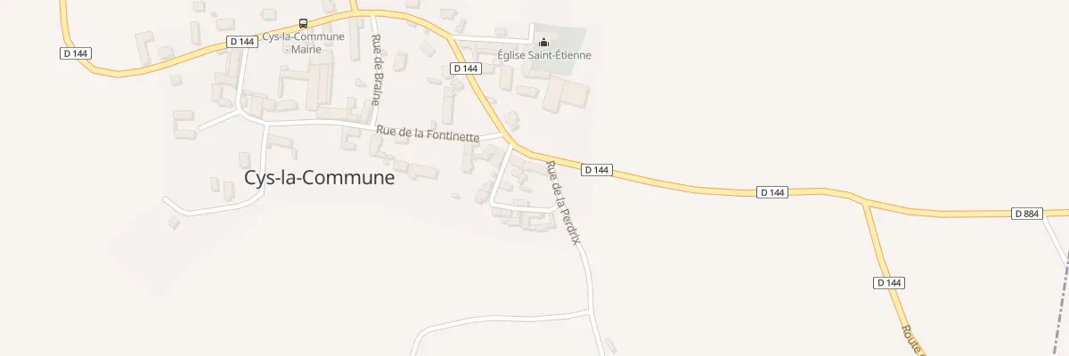 Plan du 2 Rue de la Perdrix à Cys-la-Commune