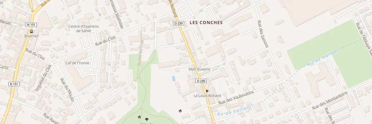 Plan du 24 Rue Louis Richard à Auxerre