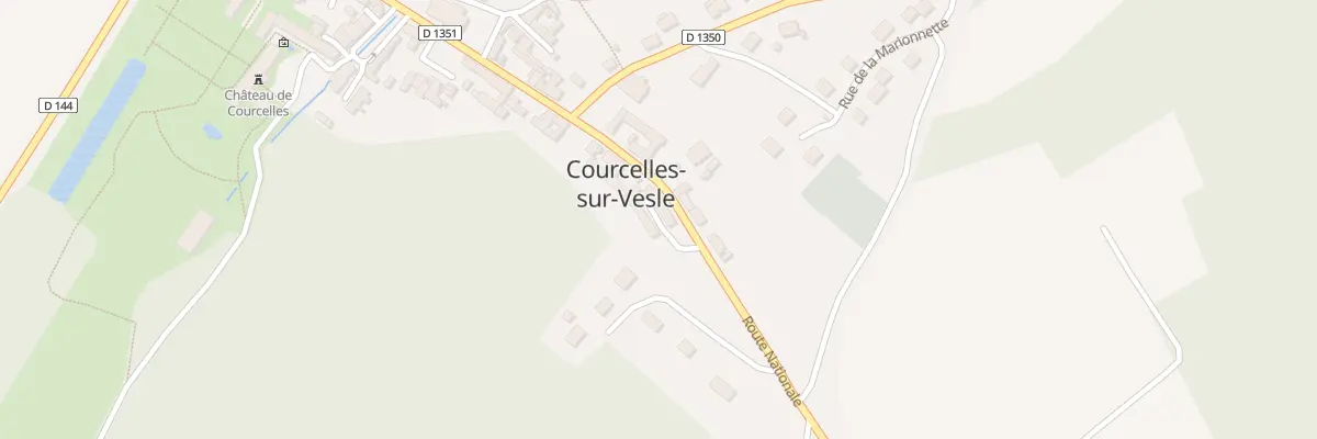 Plan du 40 Rte Nationale à Courcelles-sur-Vesle