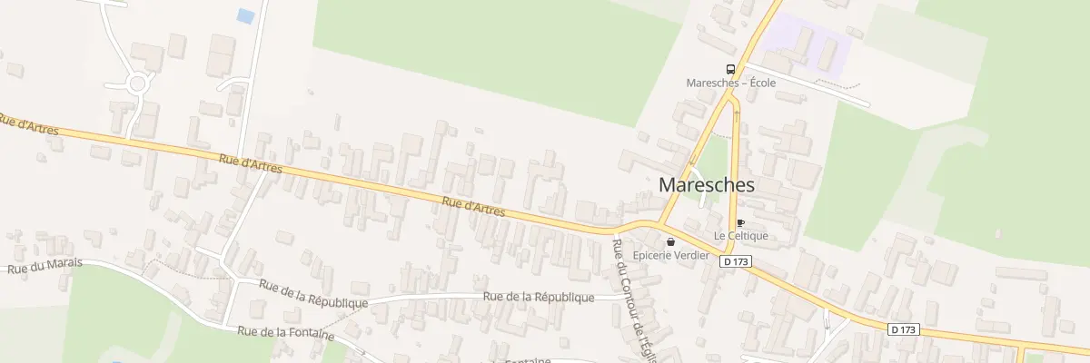Plan du 15 Rue d’Artres à Maresches