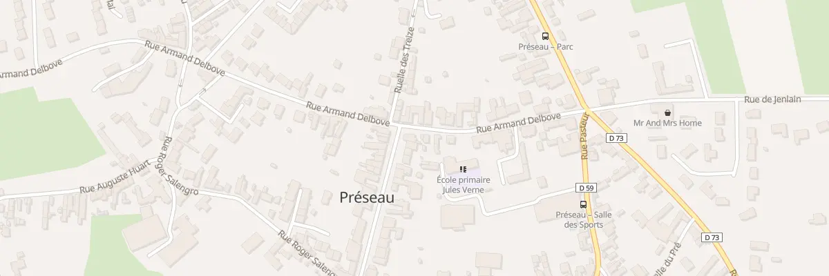 Plan du 15 Rue Armand Delbove à Préseau