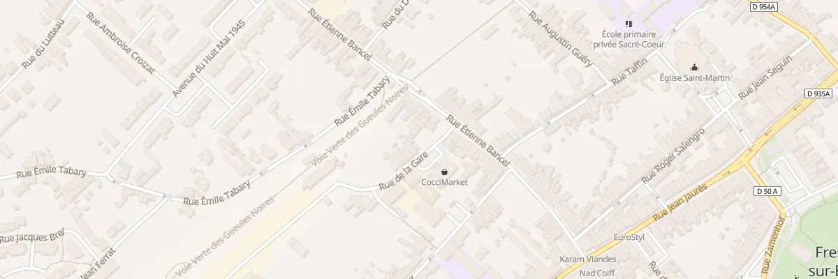 Plan du 4 Rue de la Gare à Fresnes-sur-Escaut