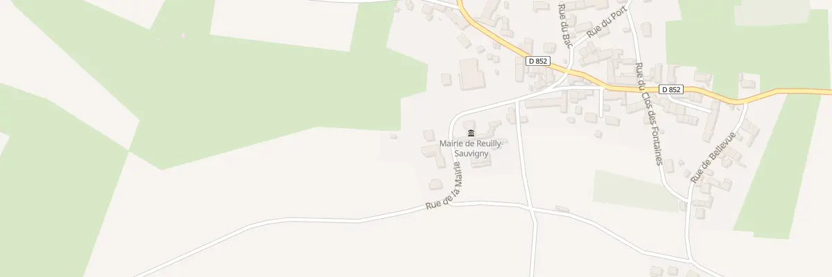 Plan du 12 Rue de la Mairie à Reuilly-Sauvigny