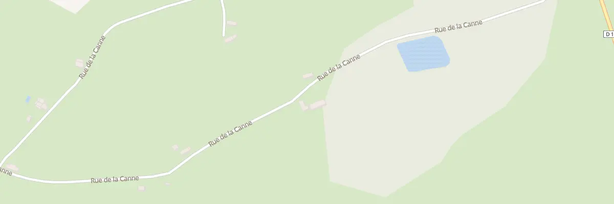 Plan du 1 Rue de la Canne à Fertrève