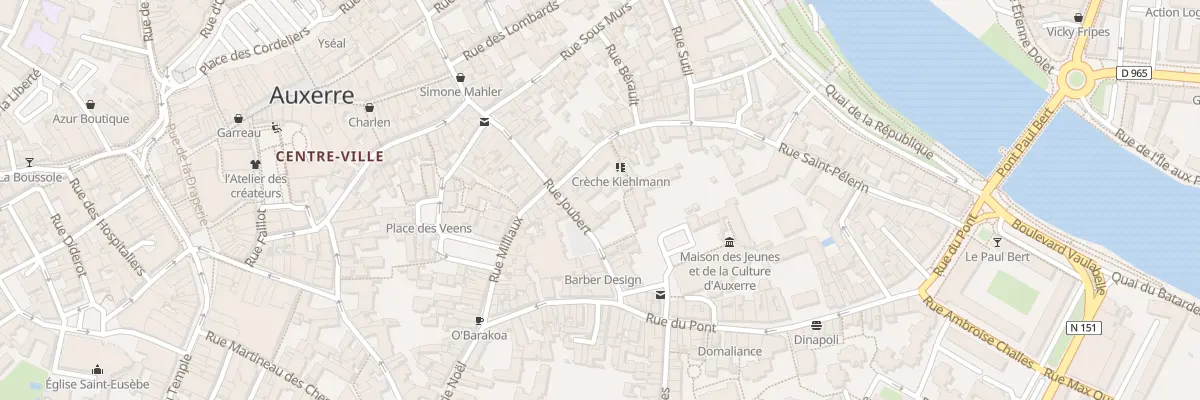 Plan du 43 Rue Joubert à Auxerre