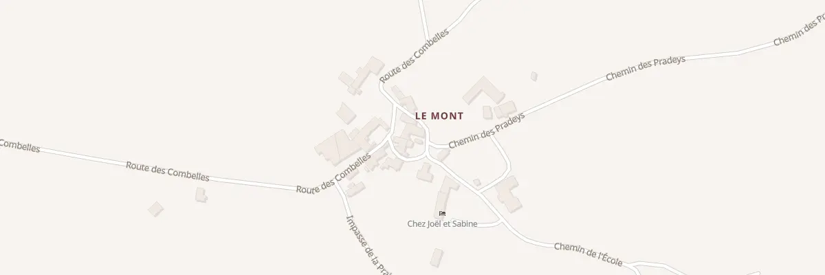 Plan du 5026 Le Mont à Cubelles