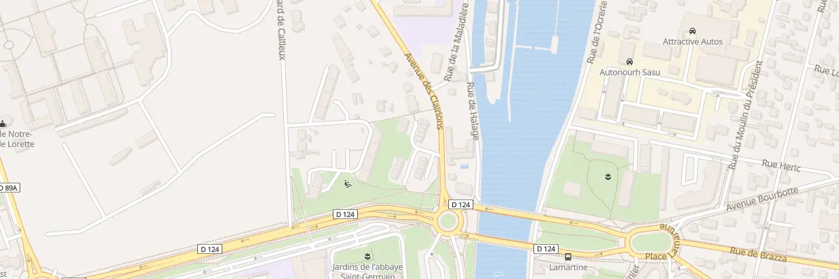 Plan du 5 Rue de la Chaînette à Auxerre