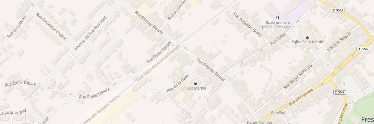 Plan du 51B Rue Etienne Bancel à Fresnes-sur-Escaut