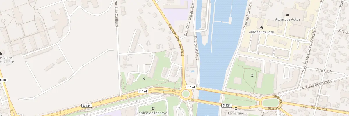 Plan du 4 Rue de la Chaînette à Auxerre
