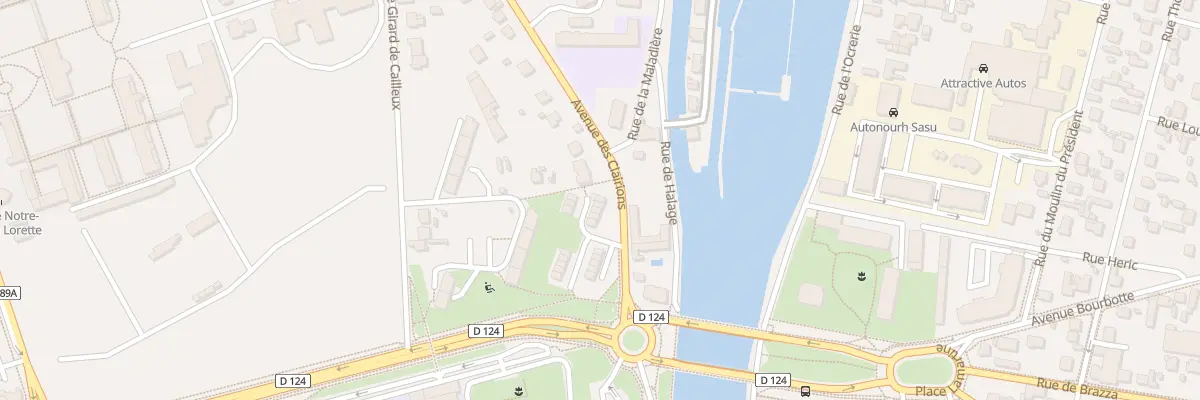 Plan du 1 Rue de la Chaînette à Auxerre