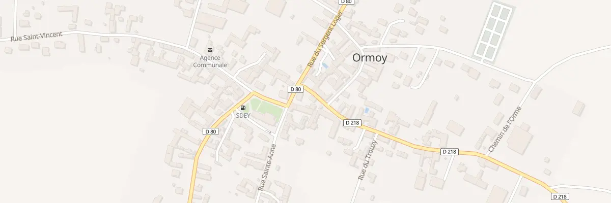 Plan du 2 Rue du Sergent Loger à Ormoy