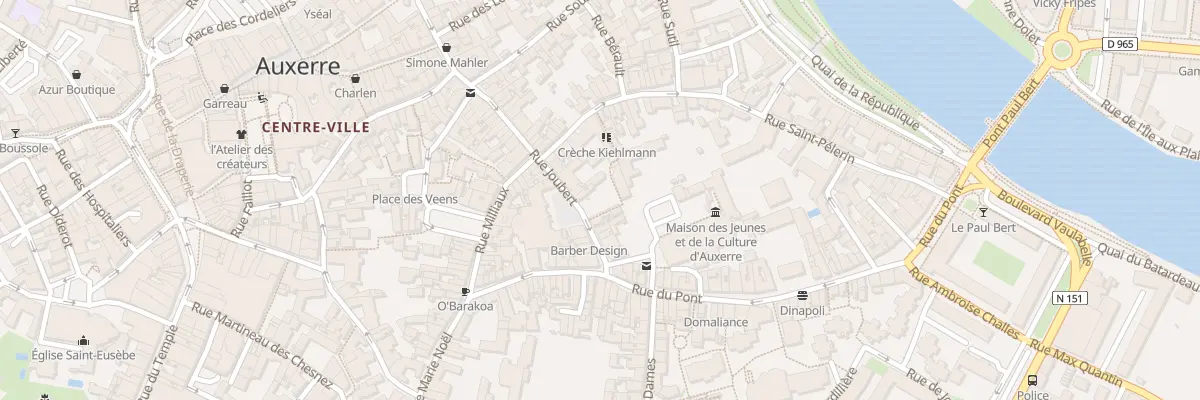 Plan du 49 Rue Joubert à Auxerre