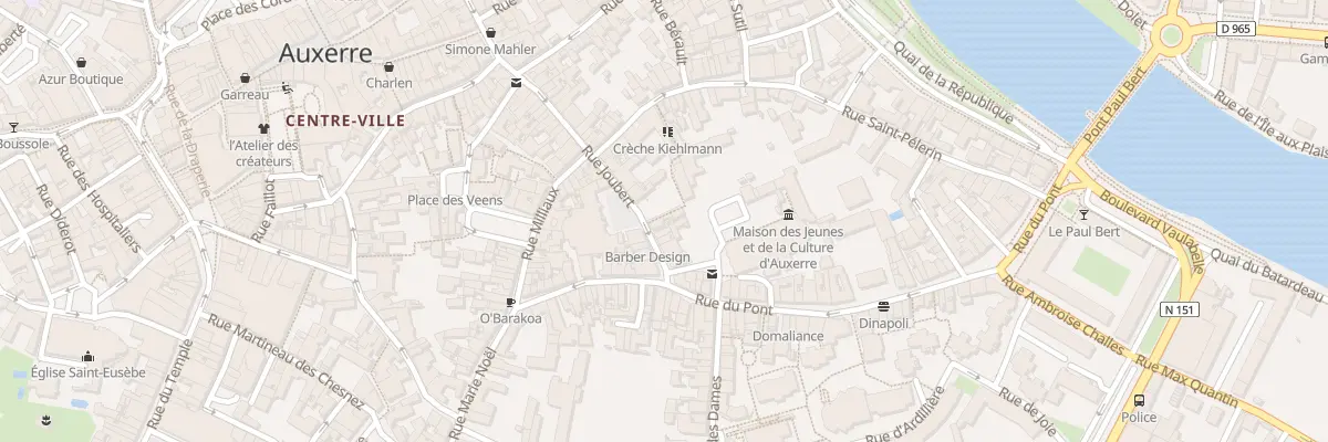 Plan du 51 Rue Joubert à Auxerre