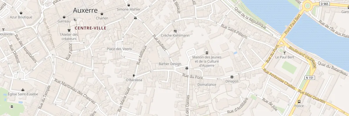 Plan du 53 Rue Joubert à Auxerre