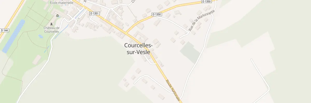 Plan du 47 Rte Nationale à Courcelles-sur-Vesle