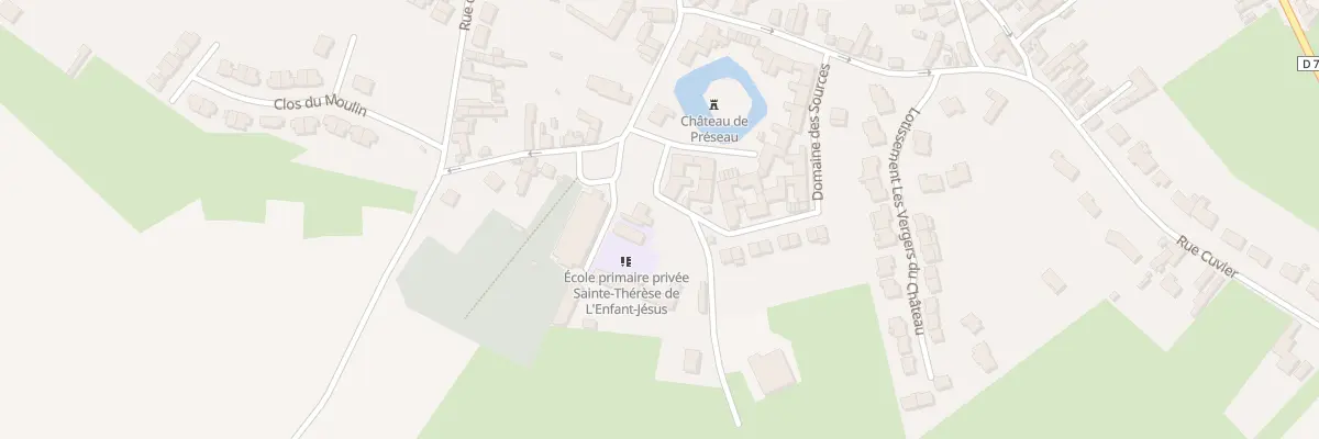 Plan du 29 Rue Paul Bonduelle à Préseau