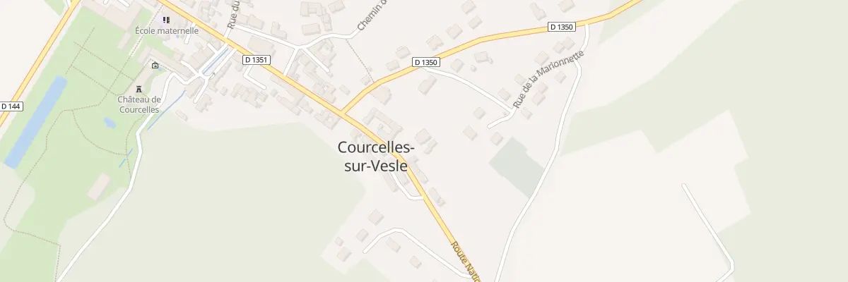 Plan du 45 Rte Nationale à Courcelles-sur-Vesle