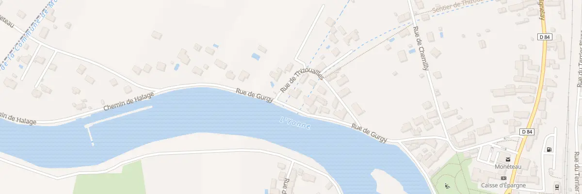 Plan du 9 Rue de Thizouailles à Monéteau