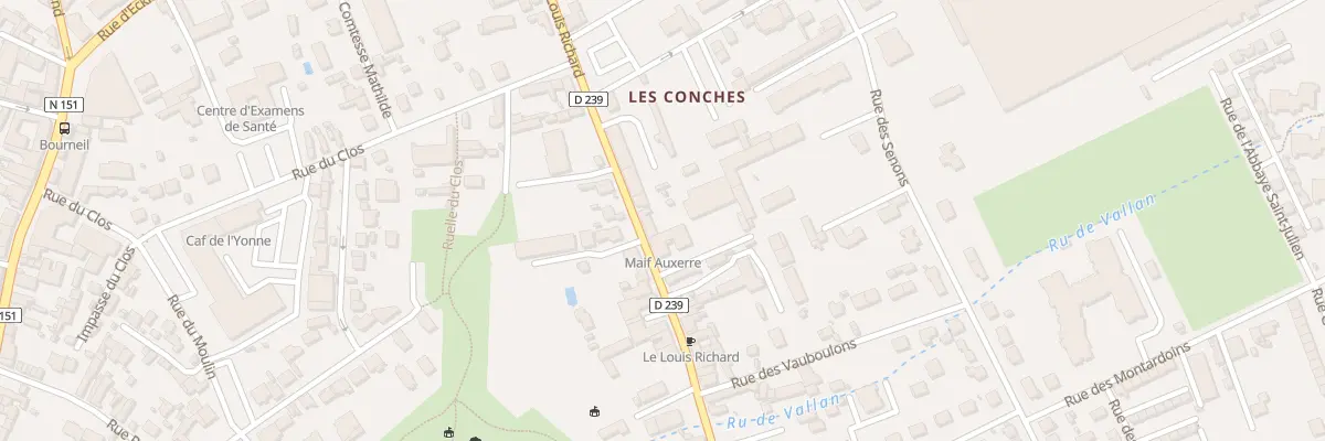 Plan du 29B Rue Louis Richard à Auxerre