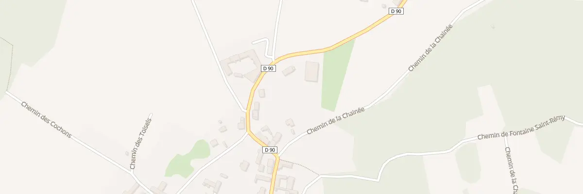 Plan du 28 Rue de la Chaussée Romaine à Monampteuil