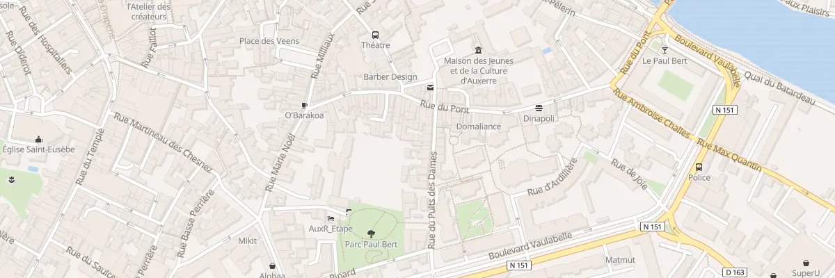 Plan du 36Y Rue du Pont à Auxerre