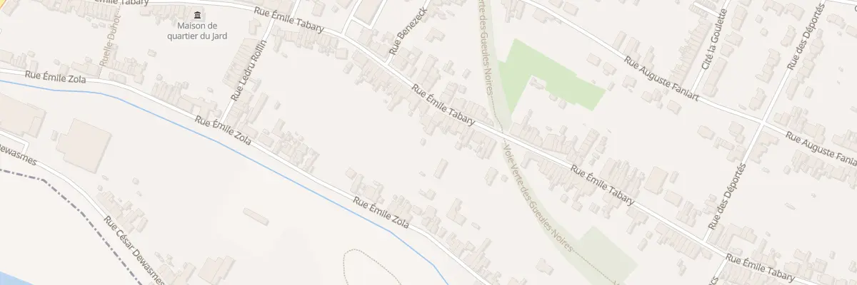 Plan du 424 Rue Emile Tabary à Vieux-Condé