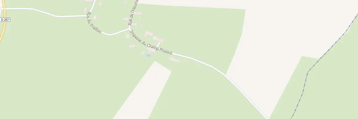 Plan du 4 Imp du Champ Prussot à Rouy