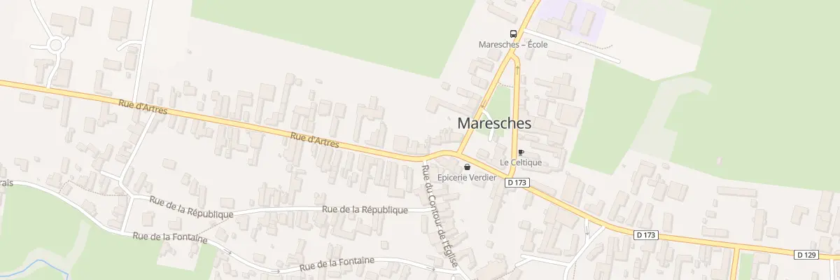 Plan du 9 Rue d’Artres à Maresches