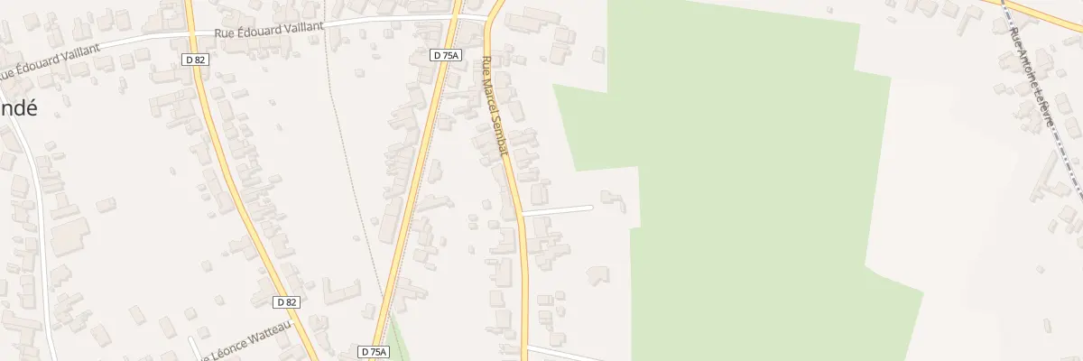 Plan du 422 Rue Marcel Sembat à Vieux-Condé