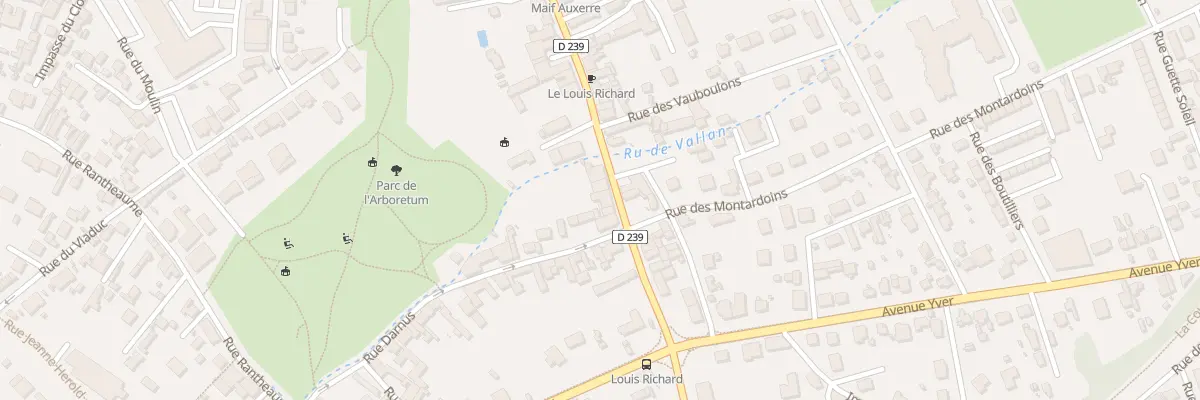 Plan du 46 Rue Louis Richard à Auxerre