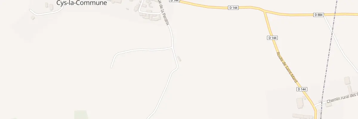 Plan du 1 Rue de la Perdrix à Cys-la-Commune