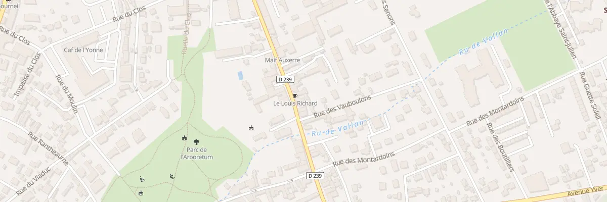 Plan du 43Y Rue Louis Richard à Auxerre