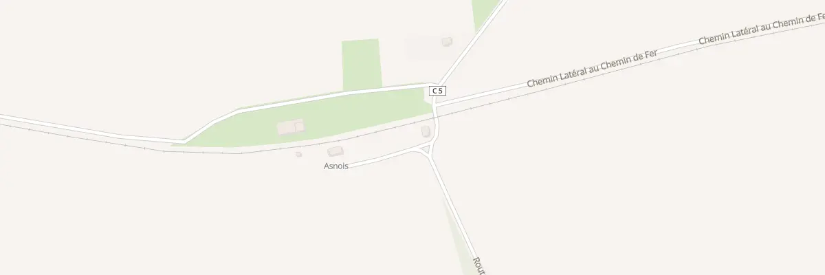 Plan du 4 Av de la Gare à Asnois