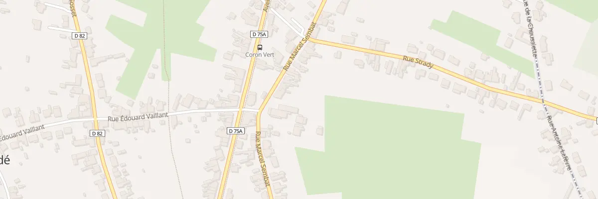 Plan du 598 Rue Marcel Sembat à Vieux-Condé