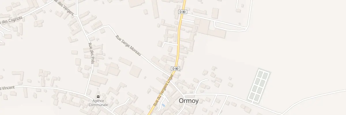 Plan du 13 Rue du Sergent Loger à Ormoy
